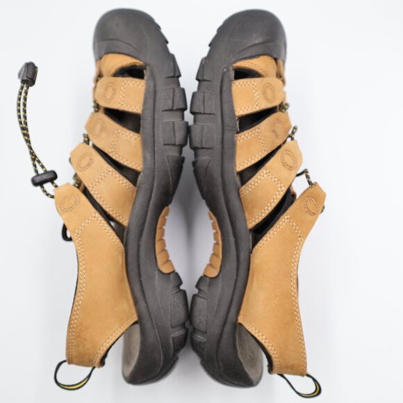 KEEN Newport H2 Sandals Closed Toe Water Sandals Leather Outdoor Mens Size 9